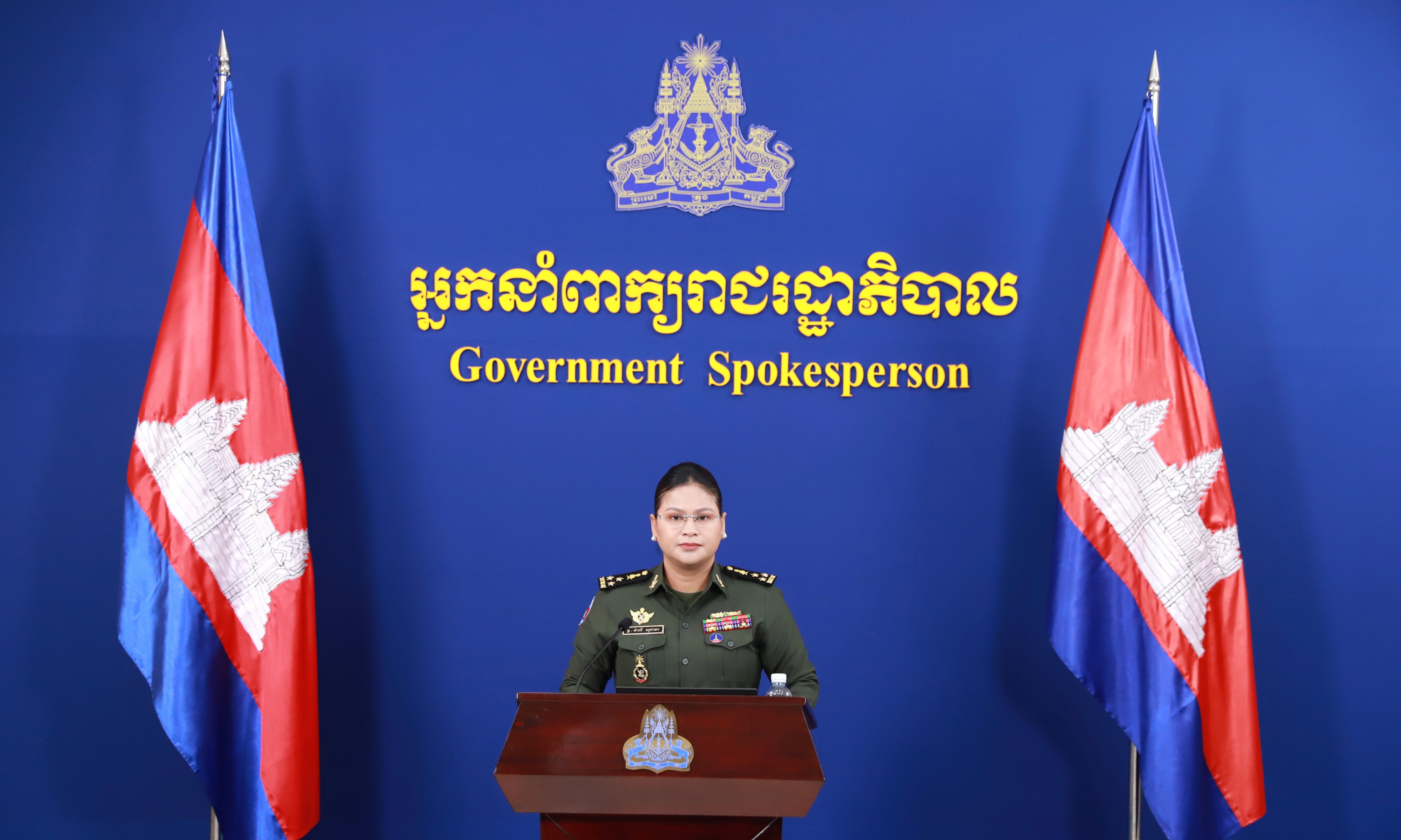 អ្នកនាំពាក្យ ៖ ការប្រកាសរបស់មេបញ្ជាការភូមិភាគ២ថៃ ចង់វាយដណ្តើមប្រាសាទតាក្របី និងប្រកាសបិទប្រាសាទតាមាន់ធំរបស់កម្ពុជា ជាភស្តុតាងបញ្ជាក់ពីការបង្កហេតុ ប៉ុនប៉ងឈ្លានពានទឹកដីកម្ពុជា និងជាទង្វើរំលោភបំពានបទឈប់បាញ់