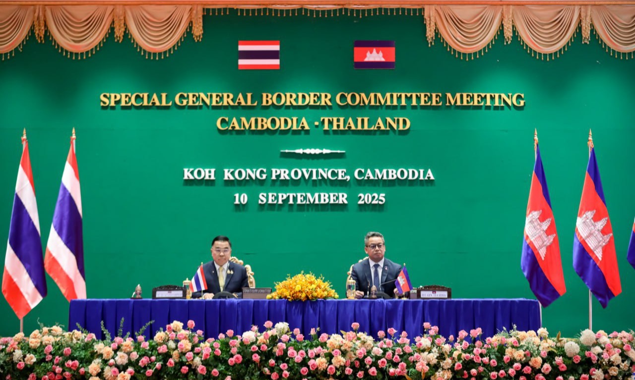 កិច្ចប្រជុំពិសេសលើកទី១ របស់គណៈកម្មាធិការព្រំដែនទូទៅកម្ពុជា-ថៃ បានចាប់ផ្តើមហើយ 